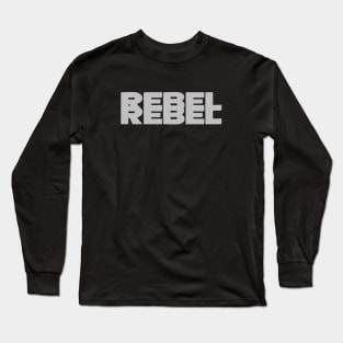 Rebel Rebel, silver Long Sleeve T-Shirt